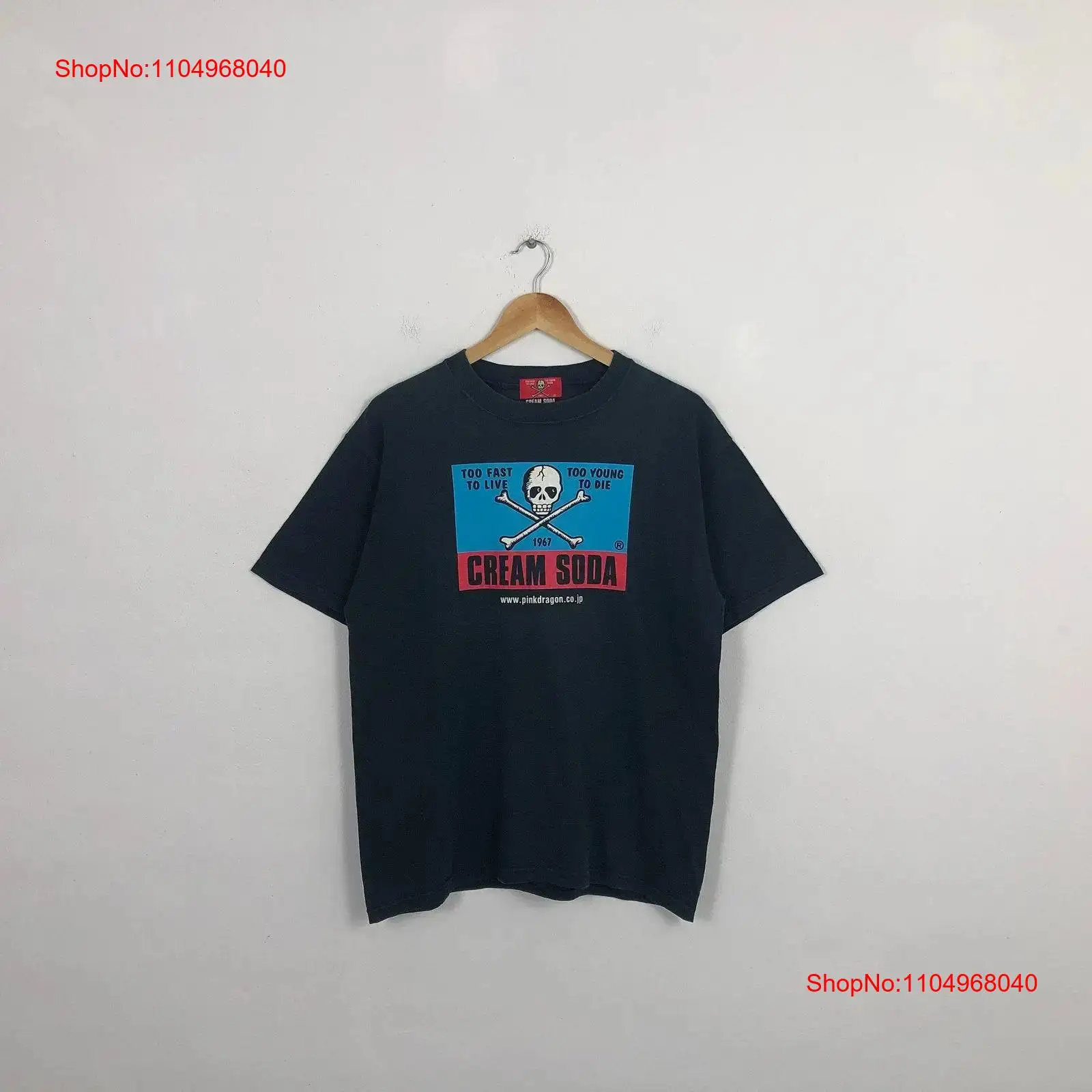 Japanese Brand Streetwear Vintage - Vintage Cream Soda Skull Japanese Brand