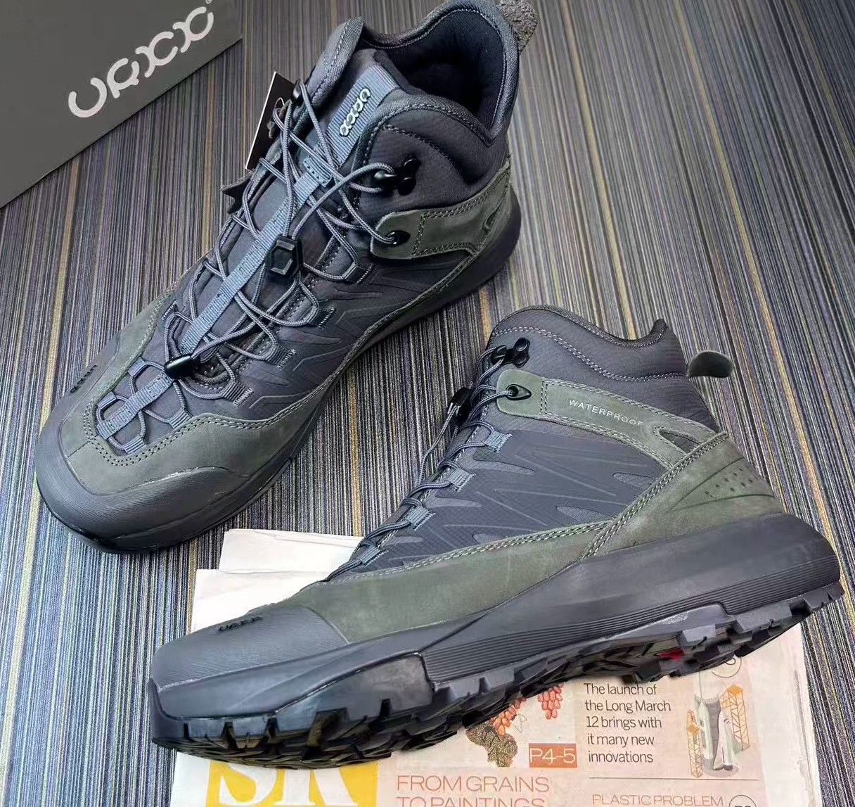 High Top Hiking Leather Shoes  - Brand Of Streetwear 评论和价格