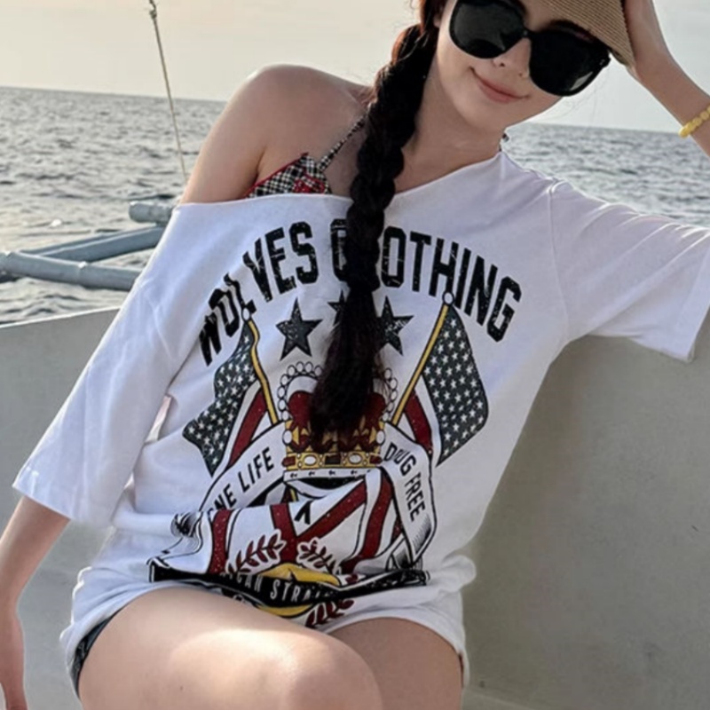 Korean Y2K Brand Retro Letter  - Streetwear Brand America 评论和价格
