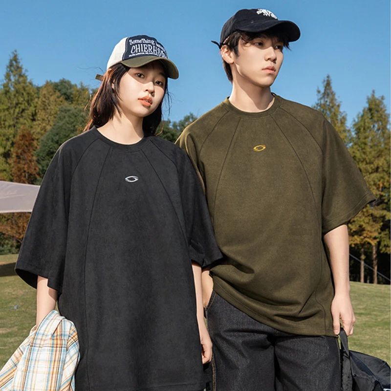 TFETTERS Brand Suede Solid Col - Streetwear Brand Korea 评论和价格