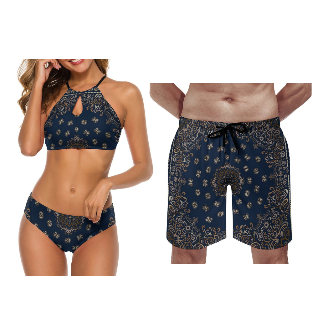 Customizable Bandana Beach Cou - Streetwear Brand Marketing 评论和价格