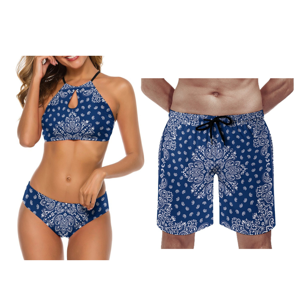 Customizable Bandana Beach Cou - Streetwear Brand Marketing 评论和价格