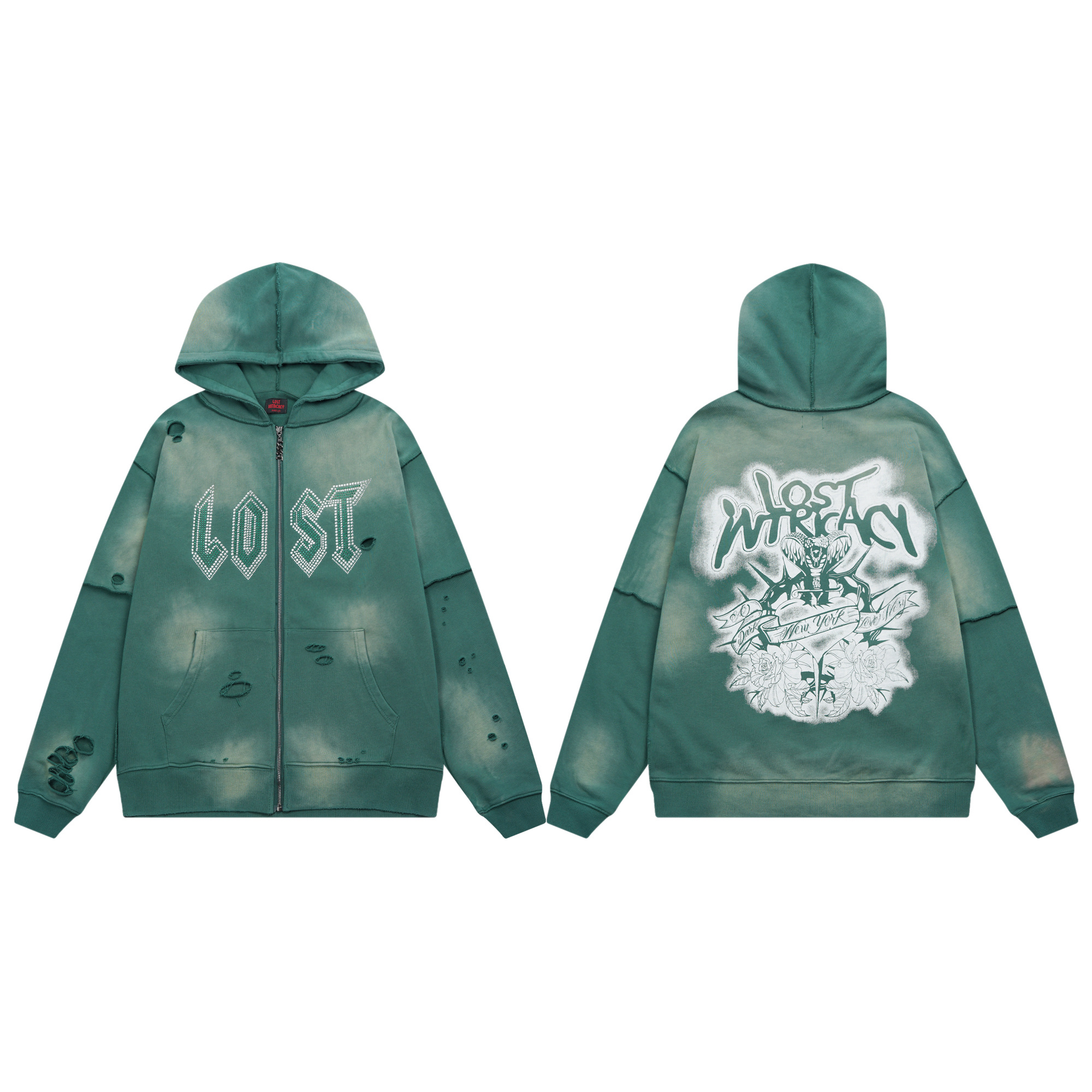 Lost intricacy the rhinestone  - Streetwear Brand Los Angeles 评论和价格