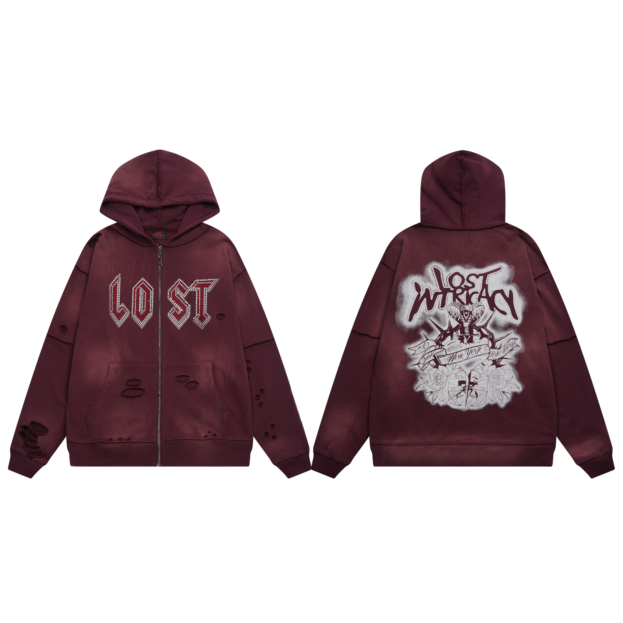 Lost intricacy the rhinestone  - Streetwear Brand Los Angeles 评论和价格